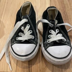 Converse Kids Black and White Sneakers